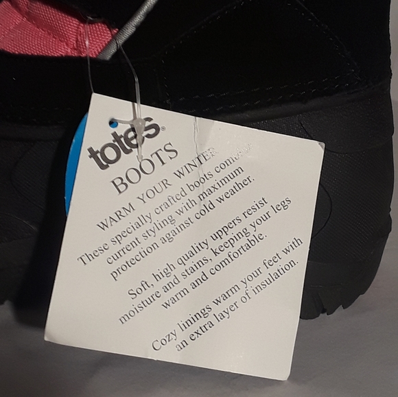 Totes Girls Winter Snow Boots - Picture 8 of 9